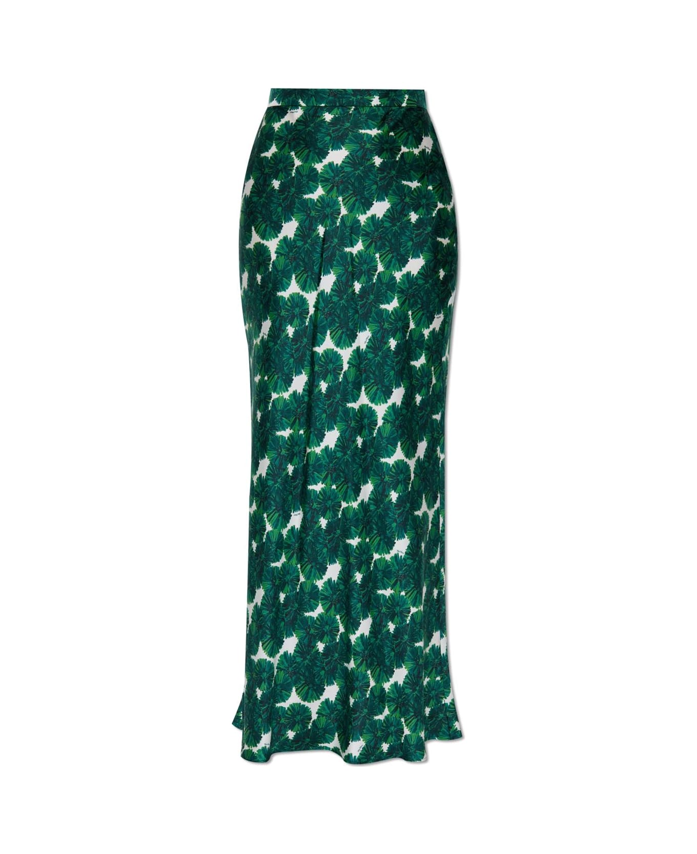 Max Mara Silk Skirt `recital` - VERDE SMERALDO