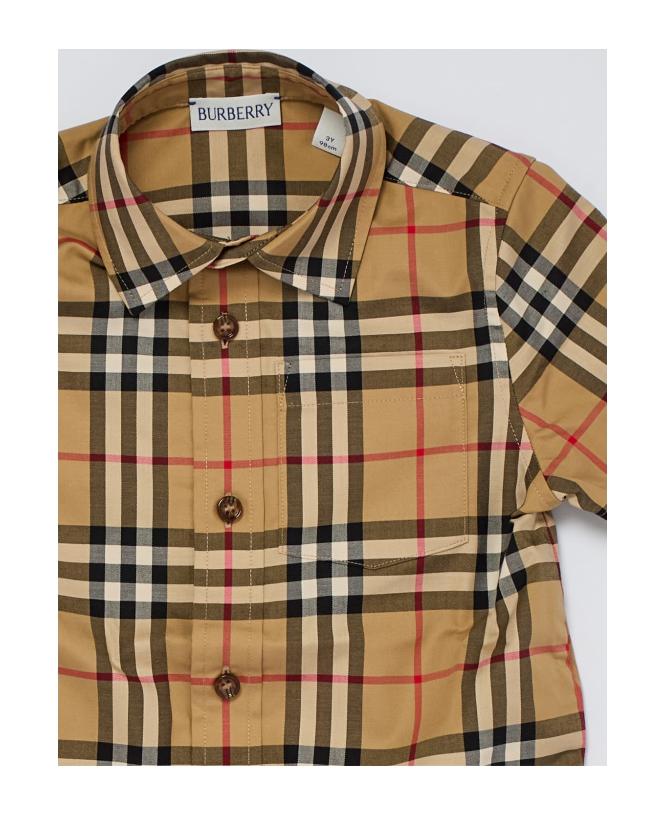 Burberry Owen Shirt Shirt - CHECK BEIGE