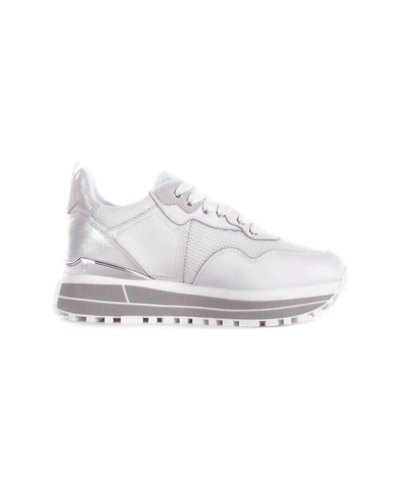 Liu-Jo Mesh Platform Sneakers - White
