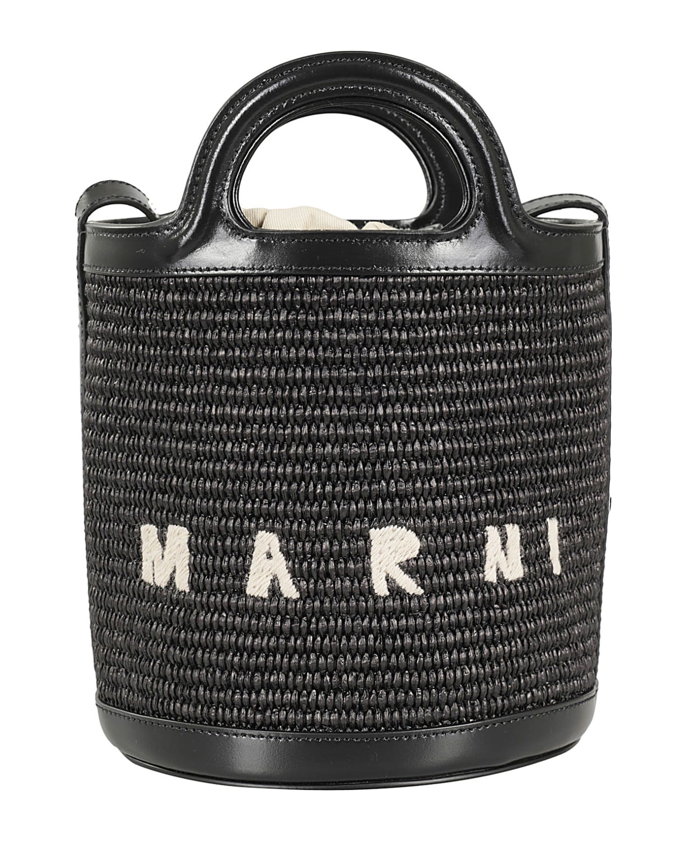 Marni Tropicalia Mini Bucket - Nero