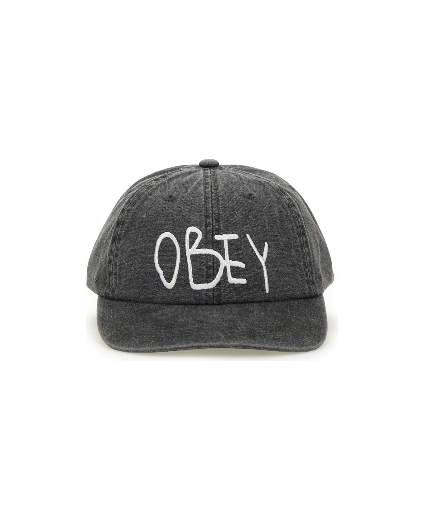 Obey "jot" Baseball Hat - BLACK