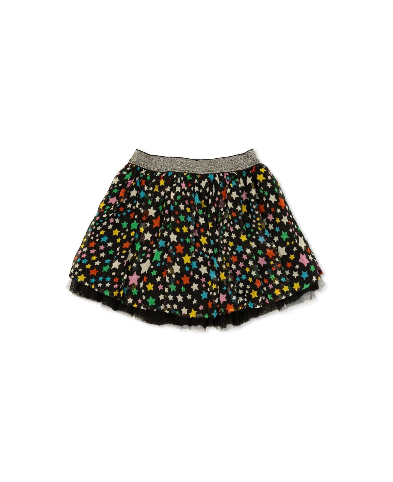 Stella McCartney Kids Star Printed Mini Skirt - MultiColour