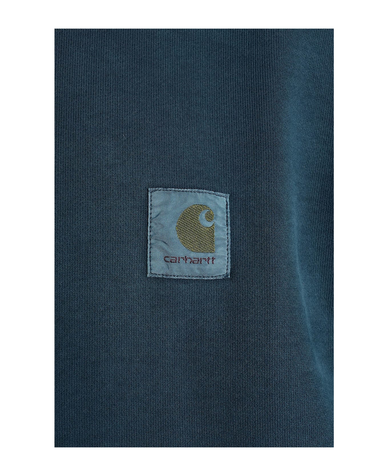 Carhartt Hooded Vista Sweat Sweatshirt In Green Cotton - green