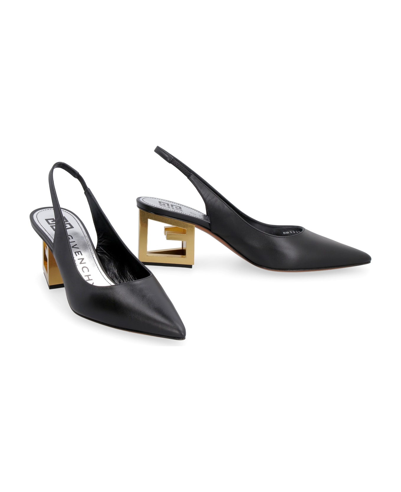 Givenchy Triangle Point Slingback Pumps - black