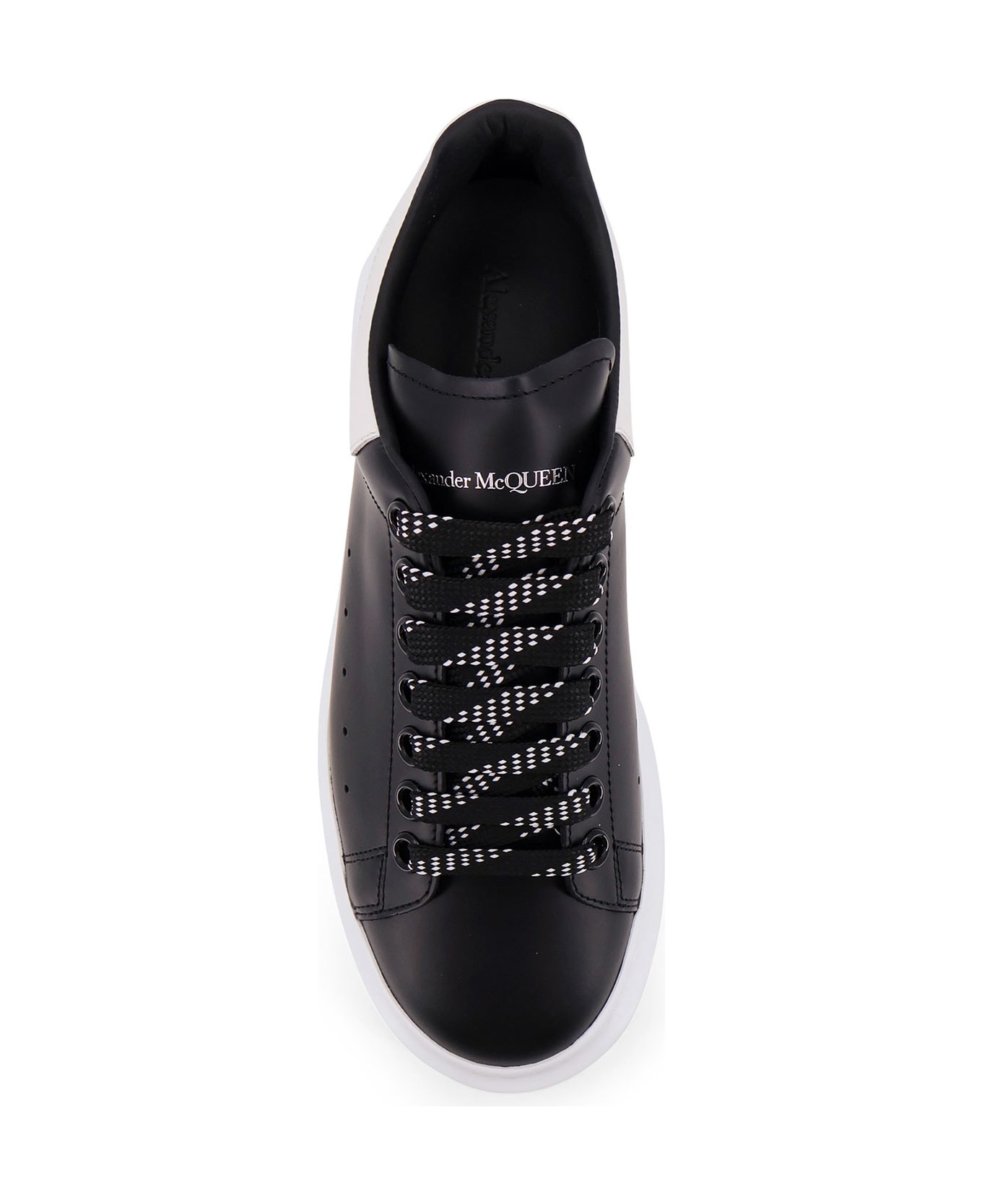 Alexander McQueen Low-top Leather Sneakers - Black