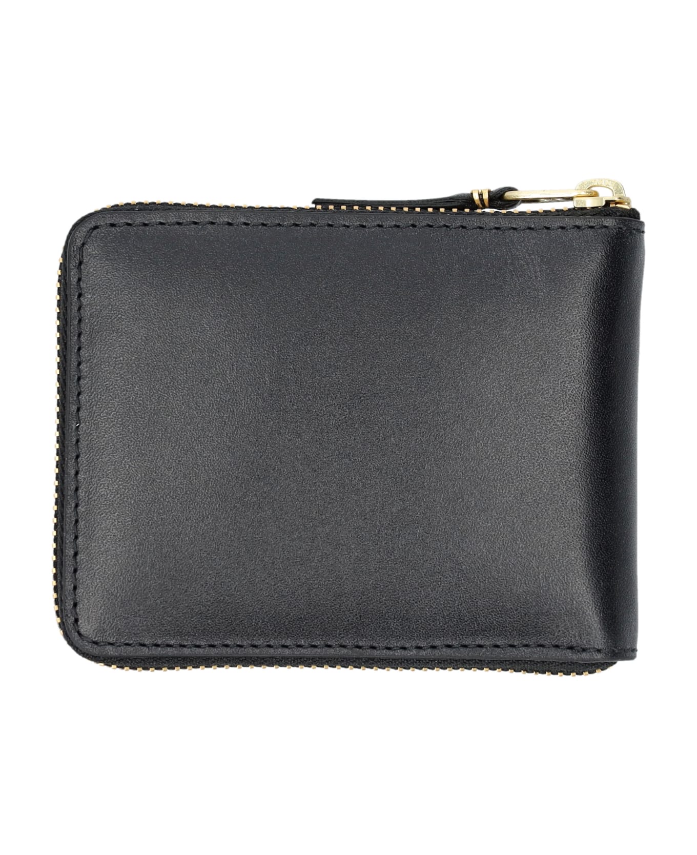 Comme des Garçons Wallet Small Zip Around Wallet - BLACK