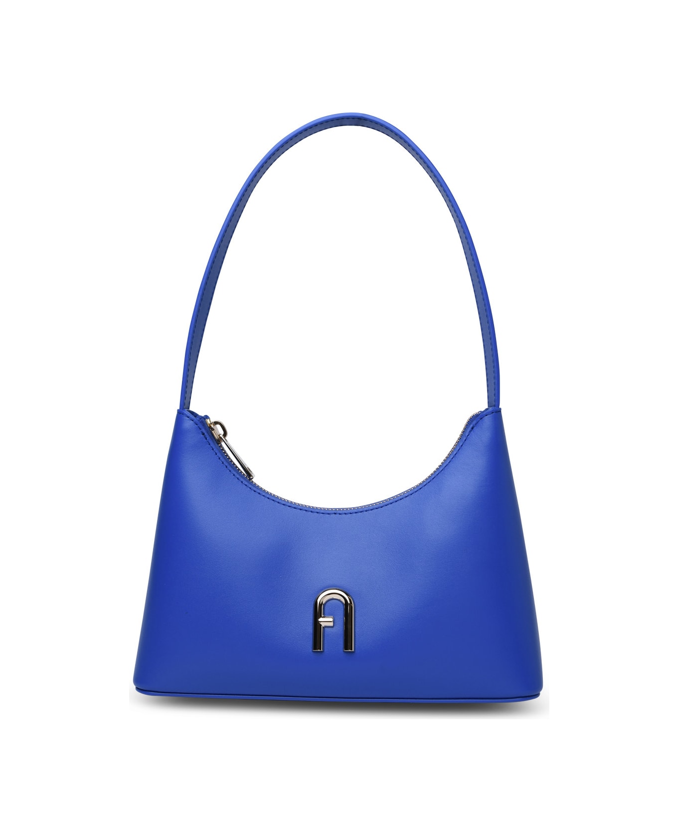 Furla 'diamante' Mini Bag In Blue Calf Leather - Blu cobalto