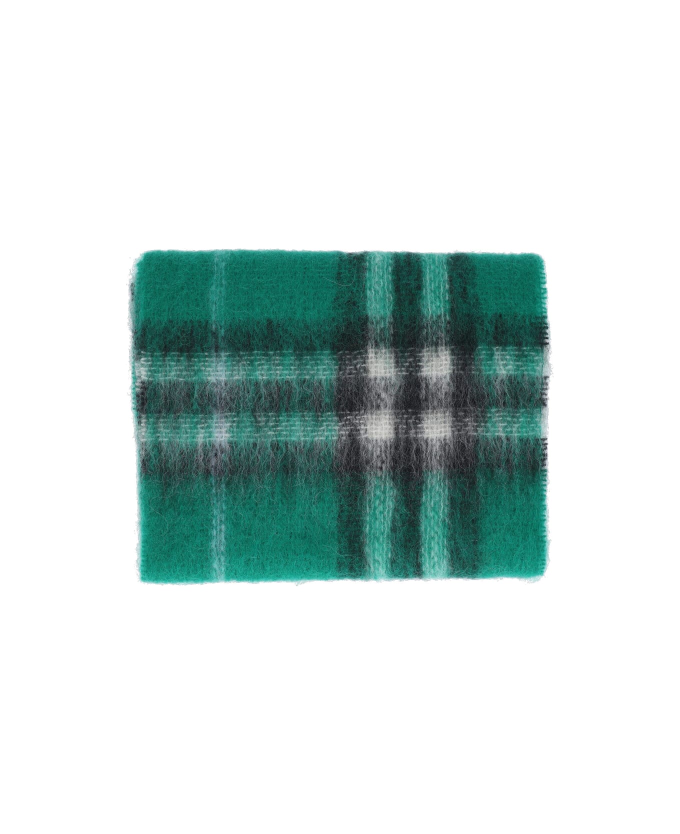 Burberry 
check
 Scarf - Green