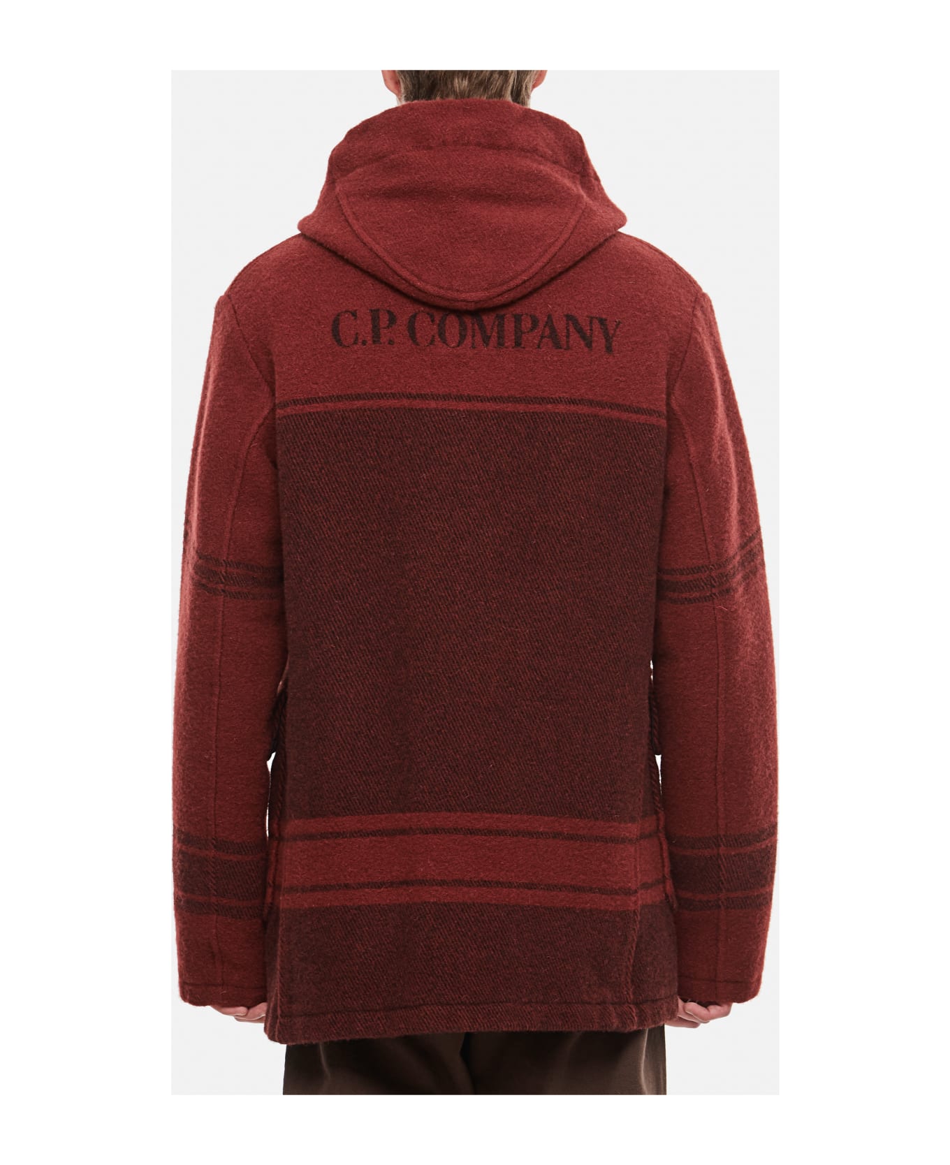 C.P. Company C.p. Duffel Garment Dyed Coat - Bordeaux