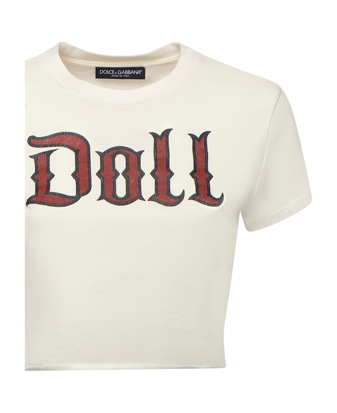 Dolce 
Gabbana Cotton T-shirt With Print - VARIANTE ABBINATA