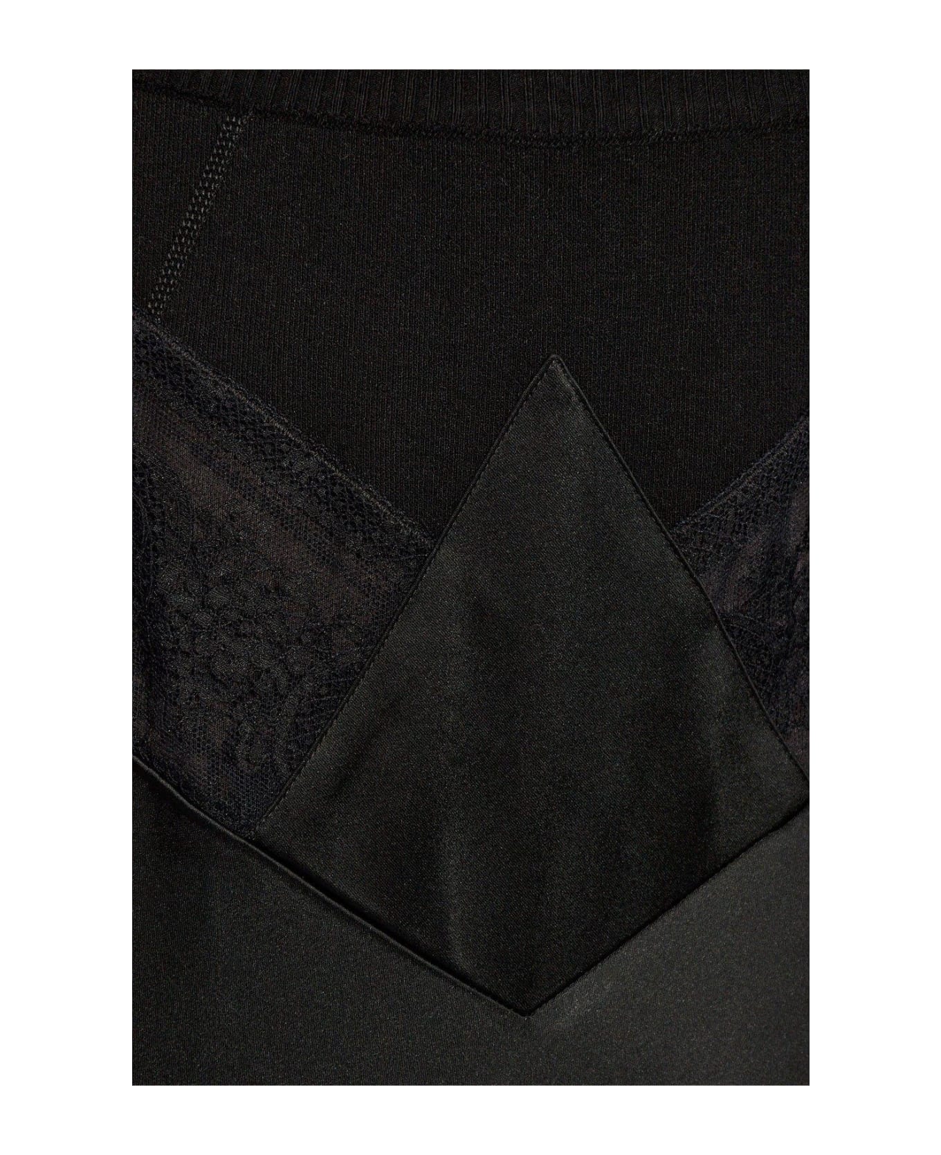 Off-White Panelled Maxi Skirt - BLACK