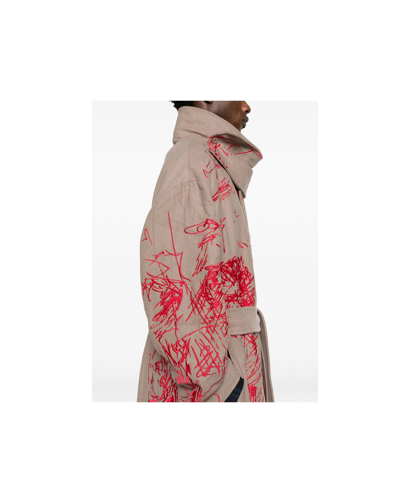 Kidsuper Coat - BROWN