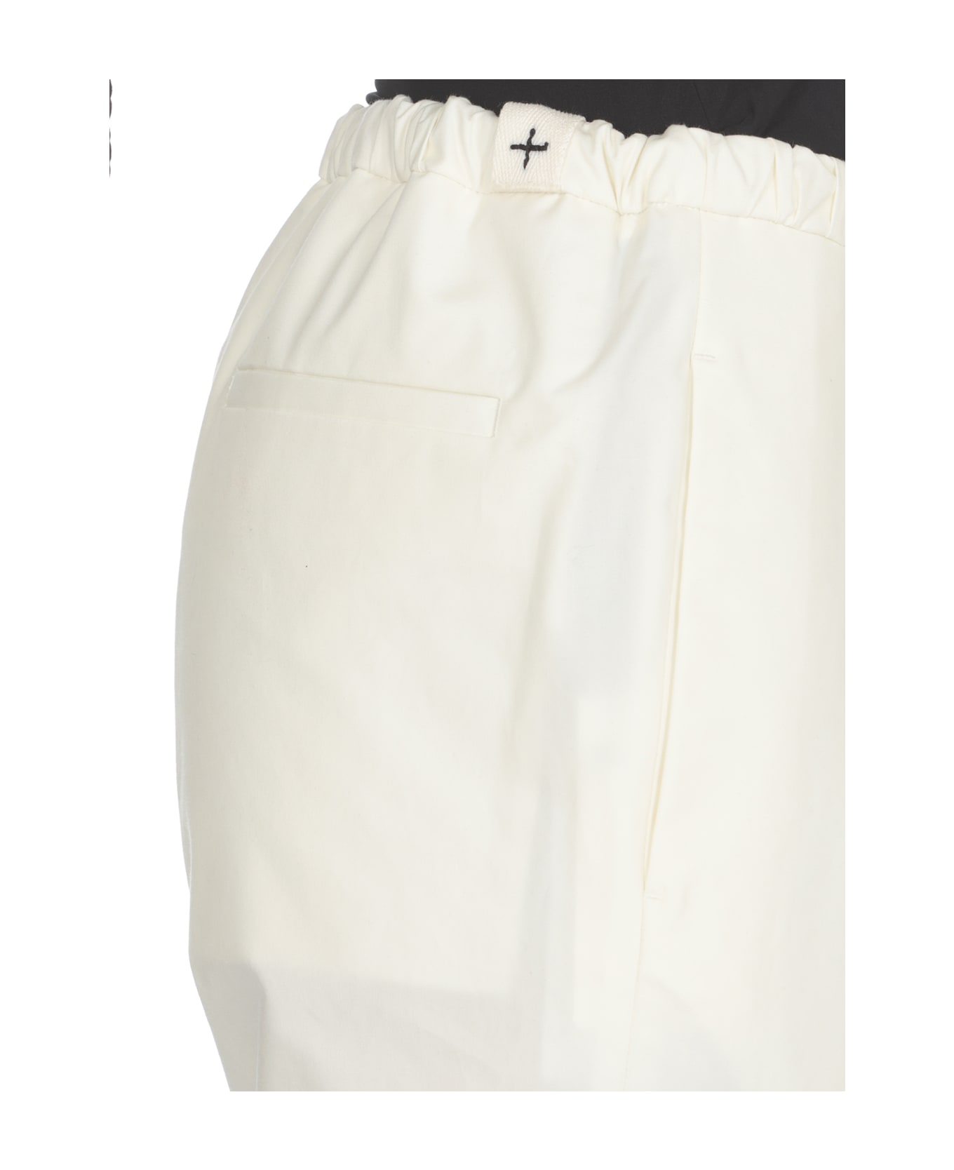 Jil Sander Cropped Cotton Trousers - Ivory