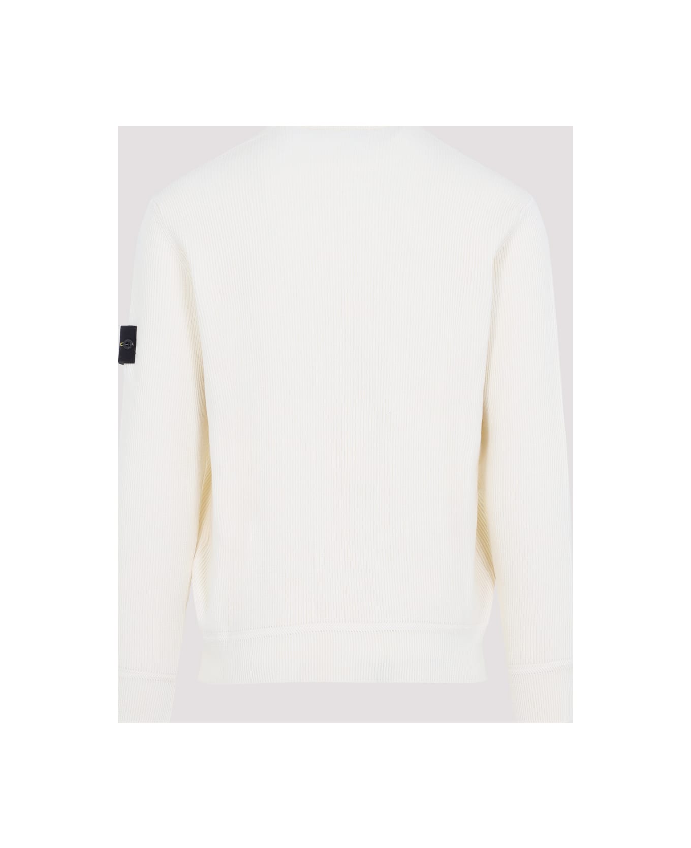Stone Island Crew Neck Sweater - Ivory ニットウェア
