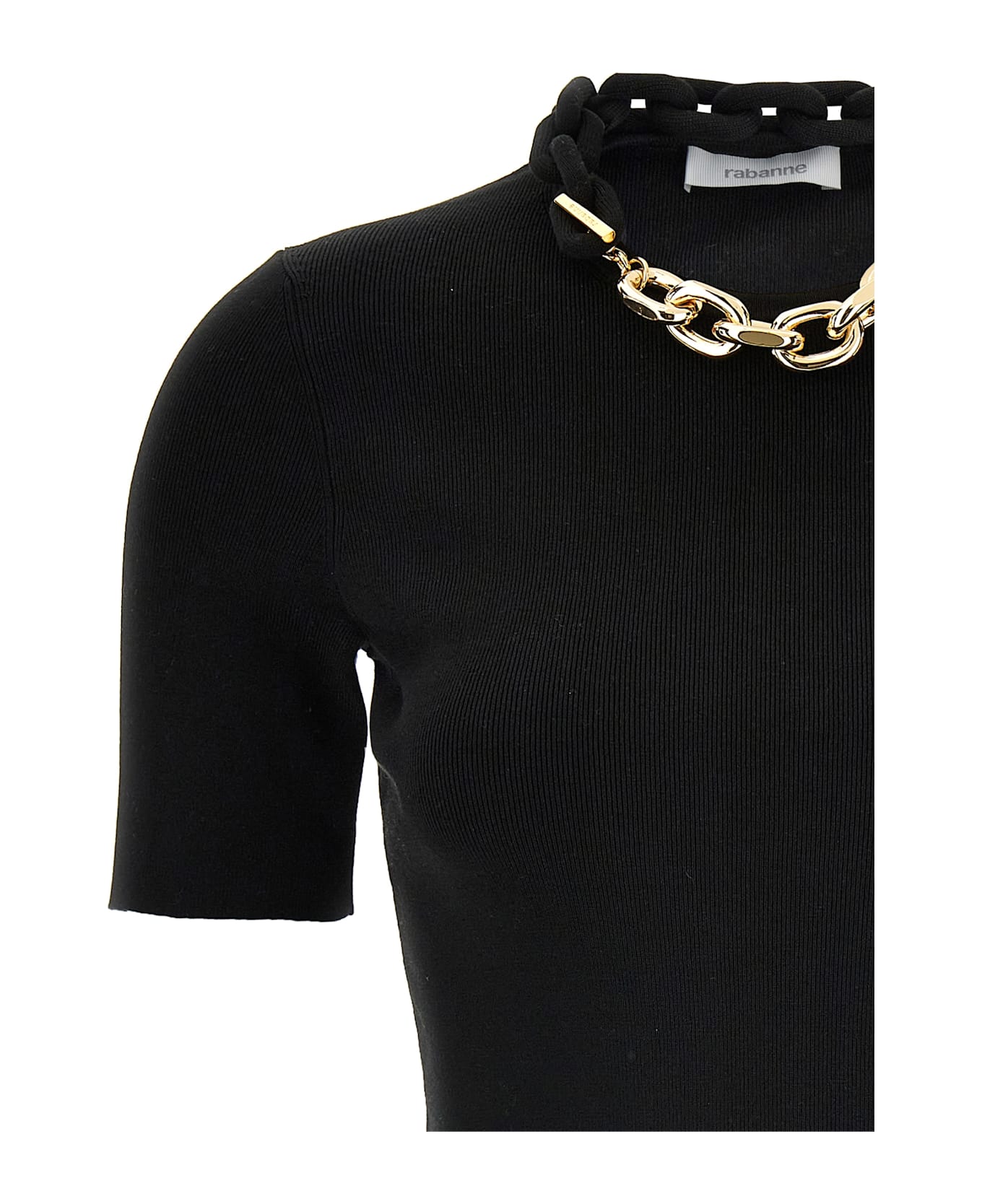 Paco Rabanne Chain T-shirt - Black