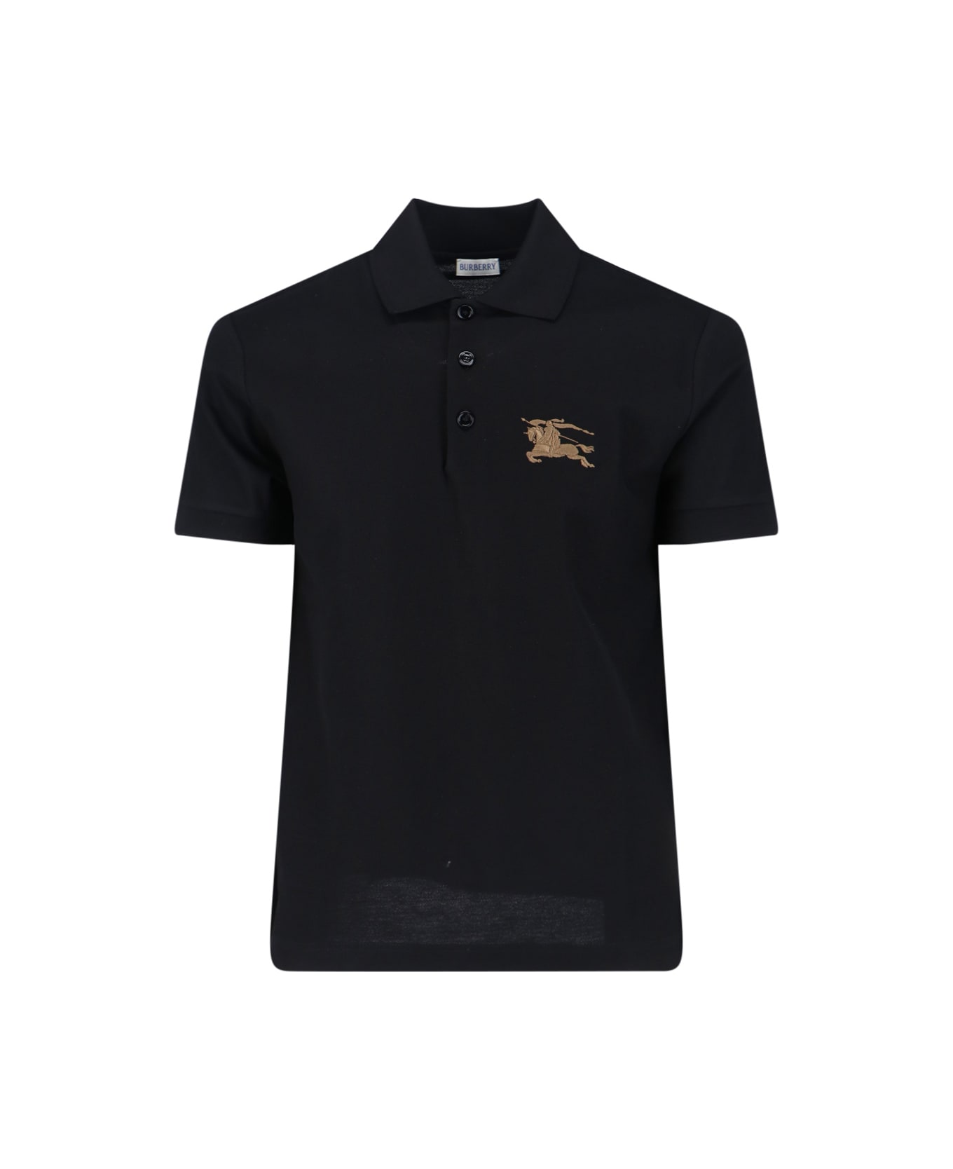 Burberry Polo Shirt "edk" - Black  