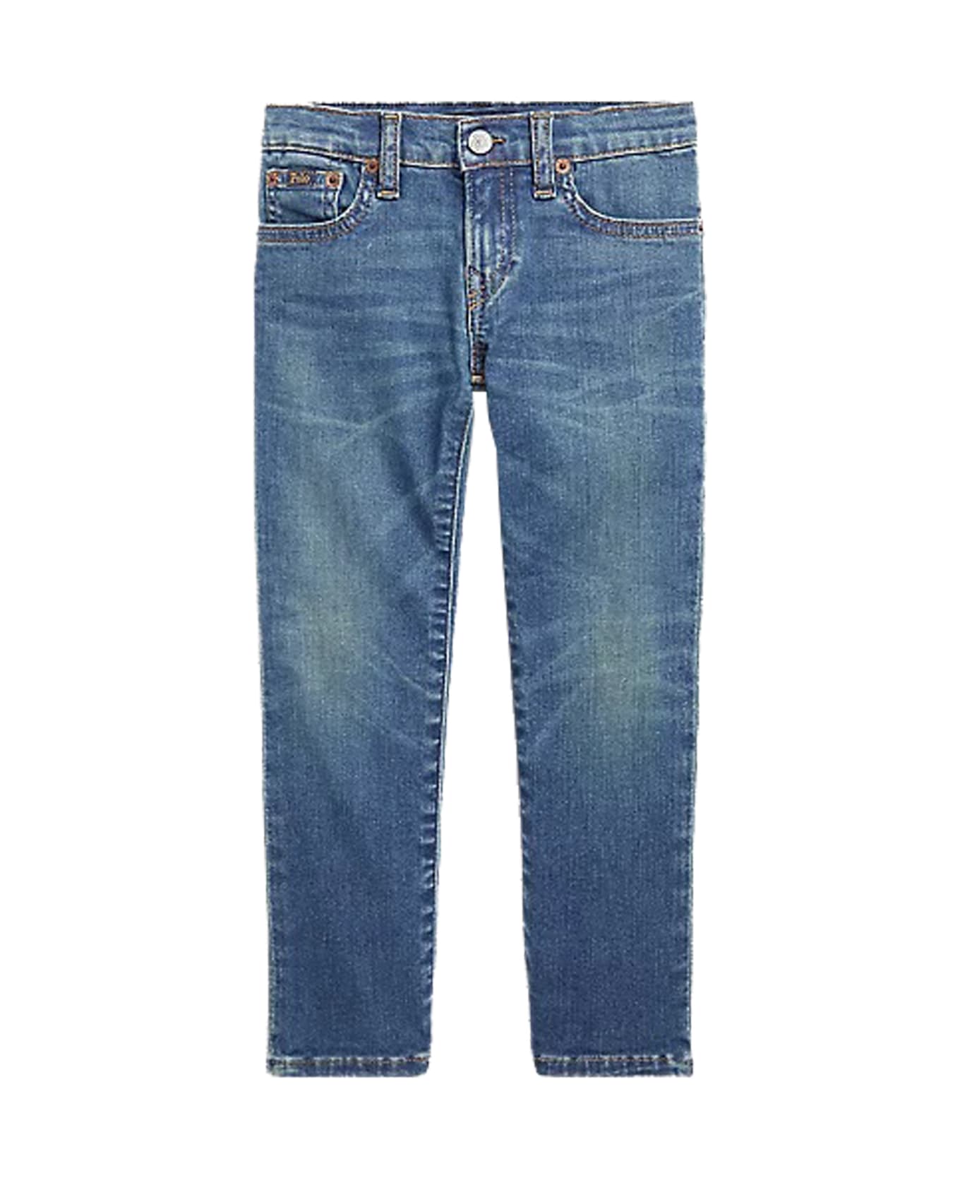 Ralph Lauren Cotton Denim Jeans - Blue ボトムス