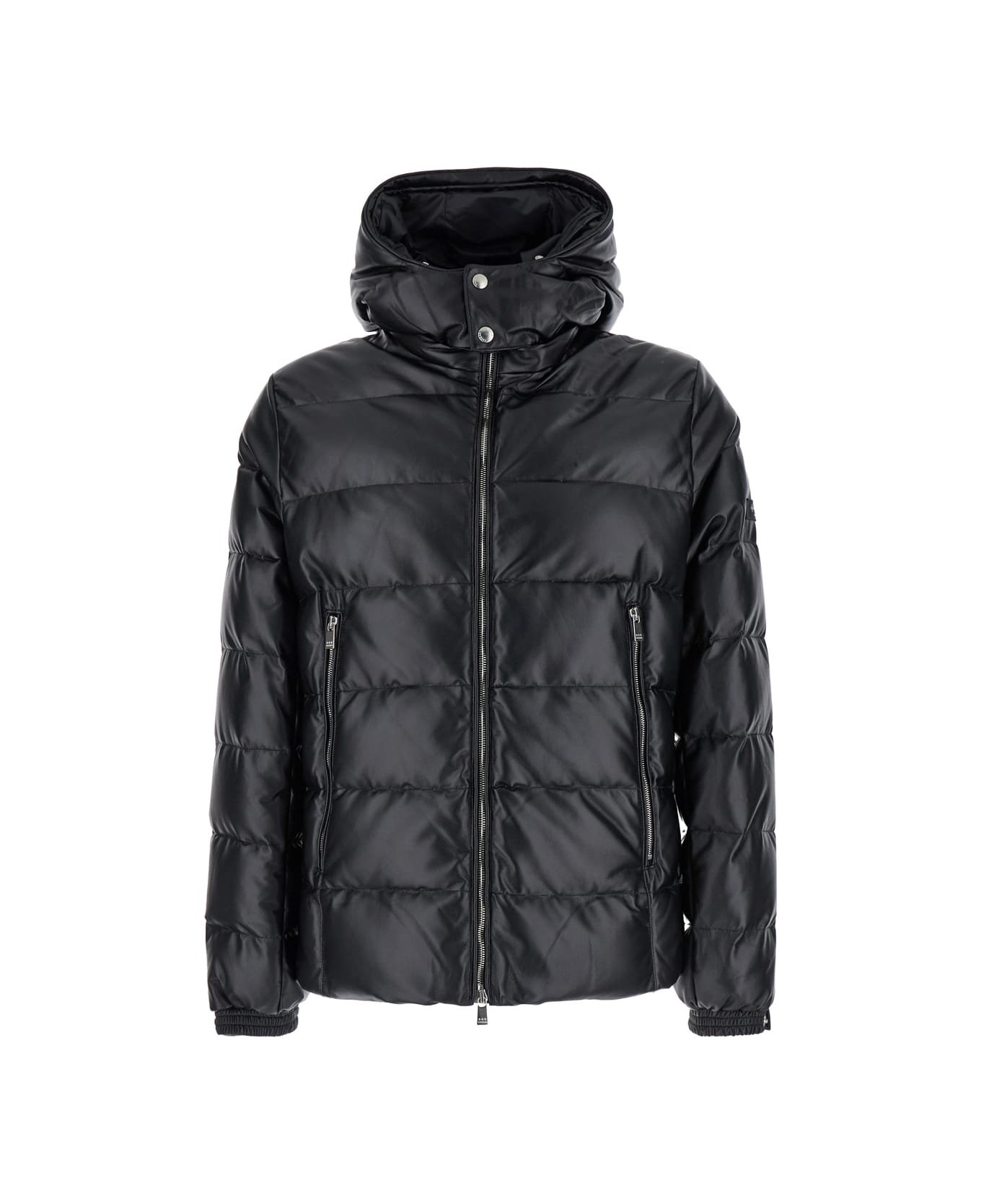 TATRAS 'ruisun' Black Quilted Down Jacket With Detachable Hood In Tech Fabric Man - Black