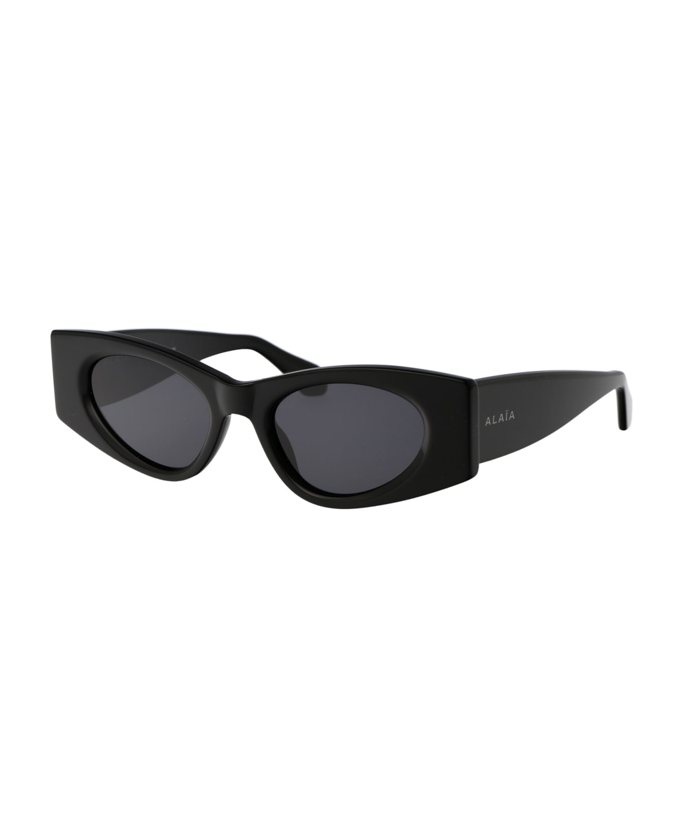 Alaia Aa0075s Sunglasses - 001 BLACK BLACK GREY