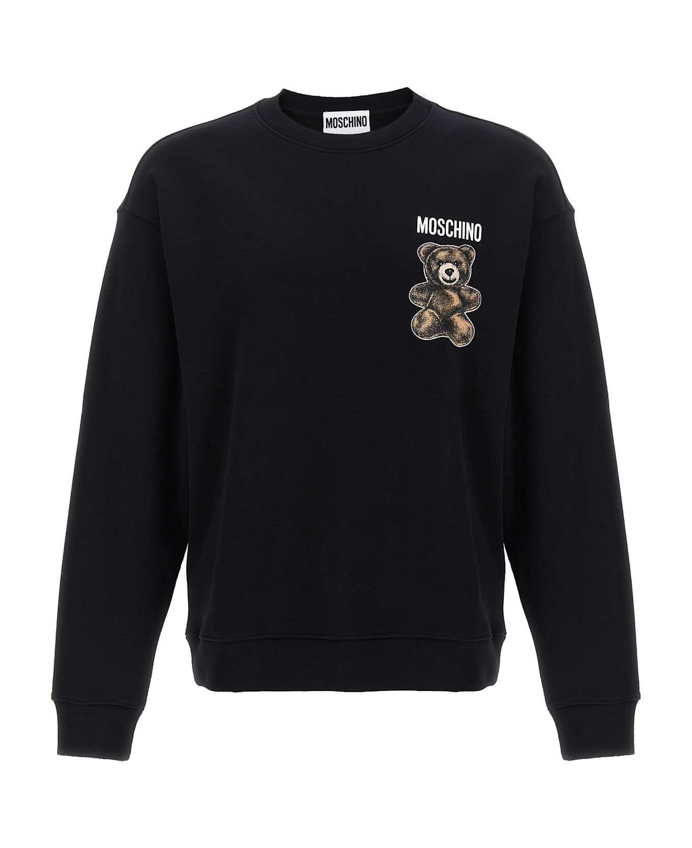 Moschino 
teddy
 Print Sweatshirt - Black  