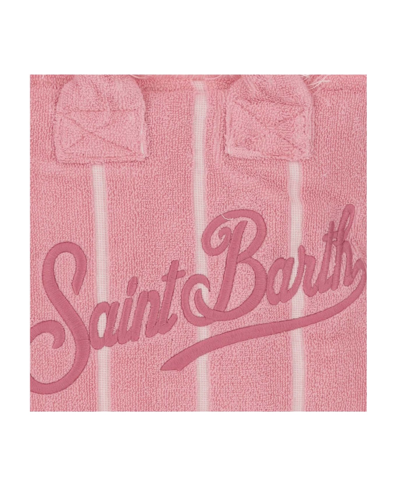MC2 Saint Barth Colette Terry Cloth Tote Bag With Embroidery - Pink トートバッグ