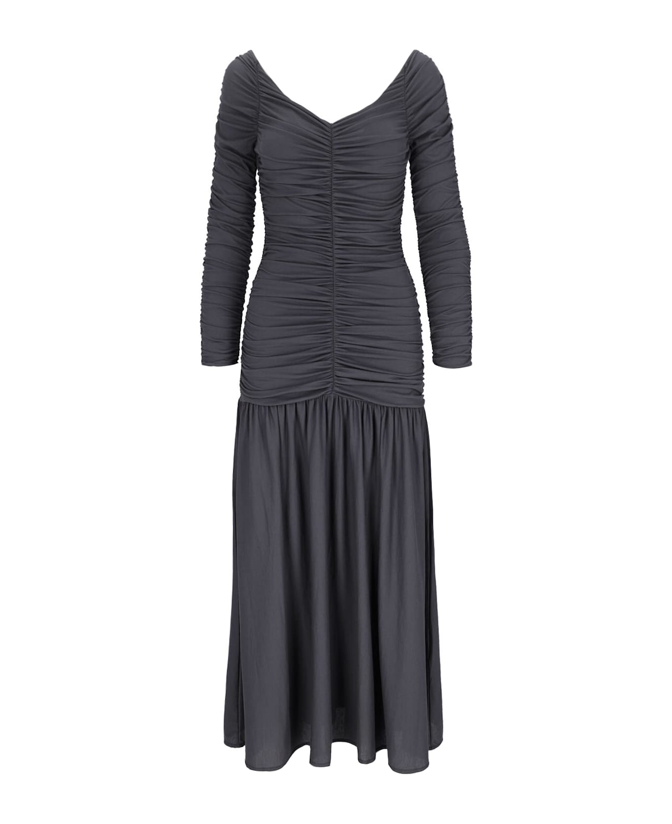 Paloma Wool Maxi Draped Dress - Gray ワンピース＆ドレス