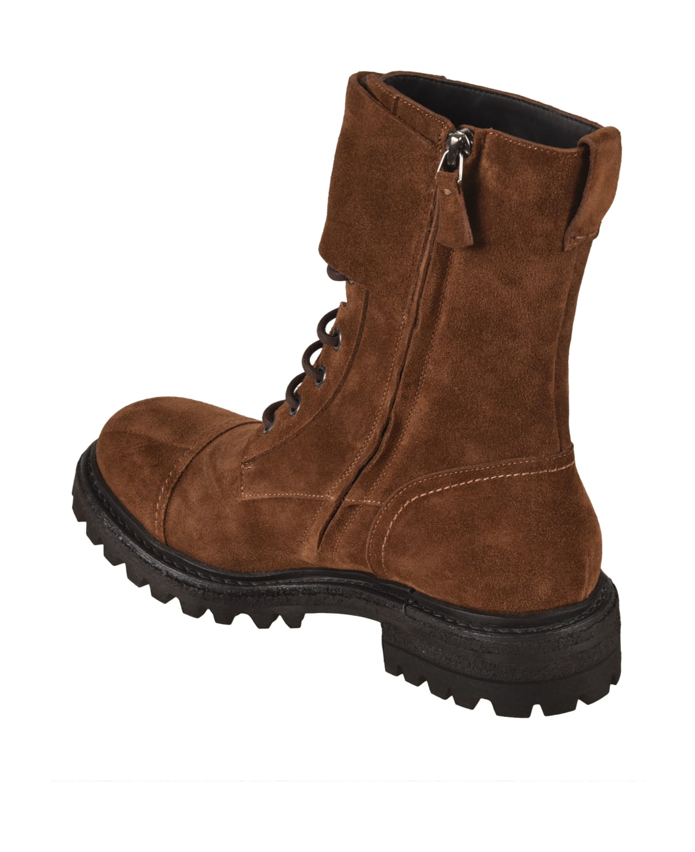 Del Carlo Take Kaleido Lace-up Boots - Brown