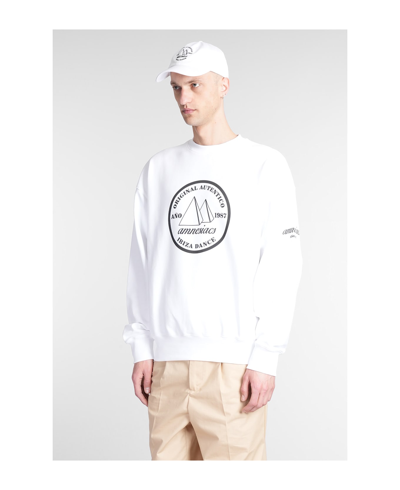 Bally Sweatshirt In White Cotton - white
