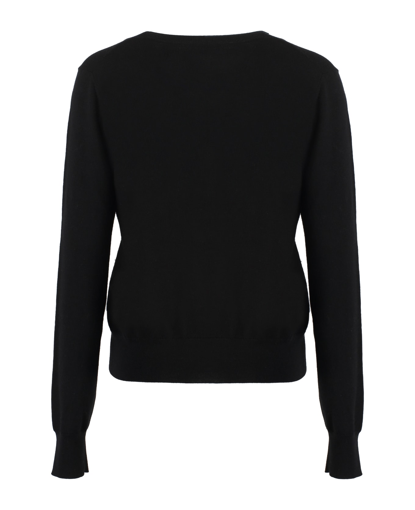 Parosh Fine-knit Sweater - black