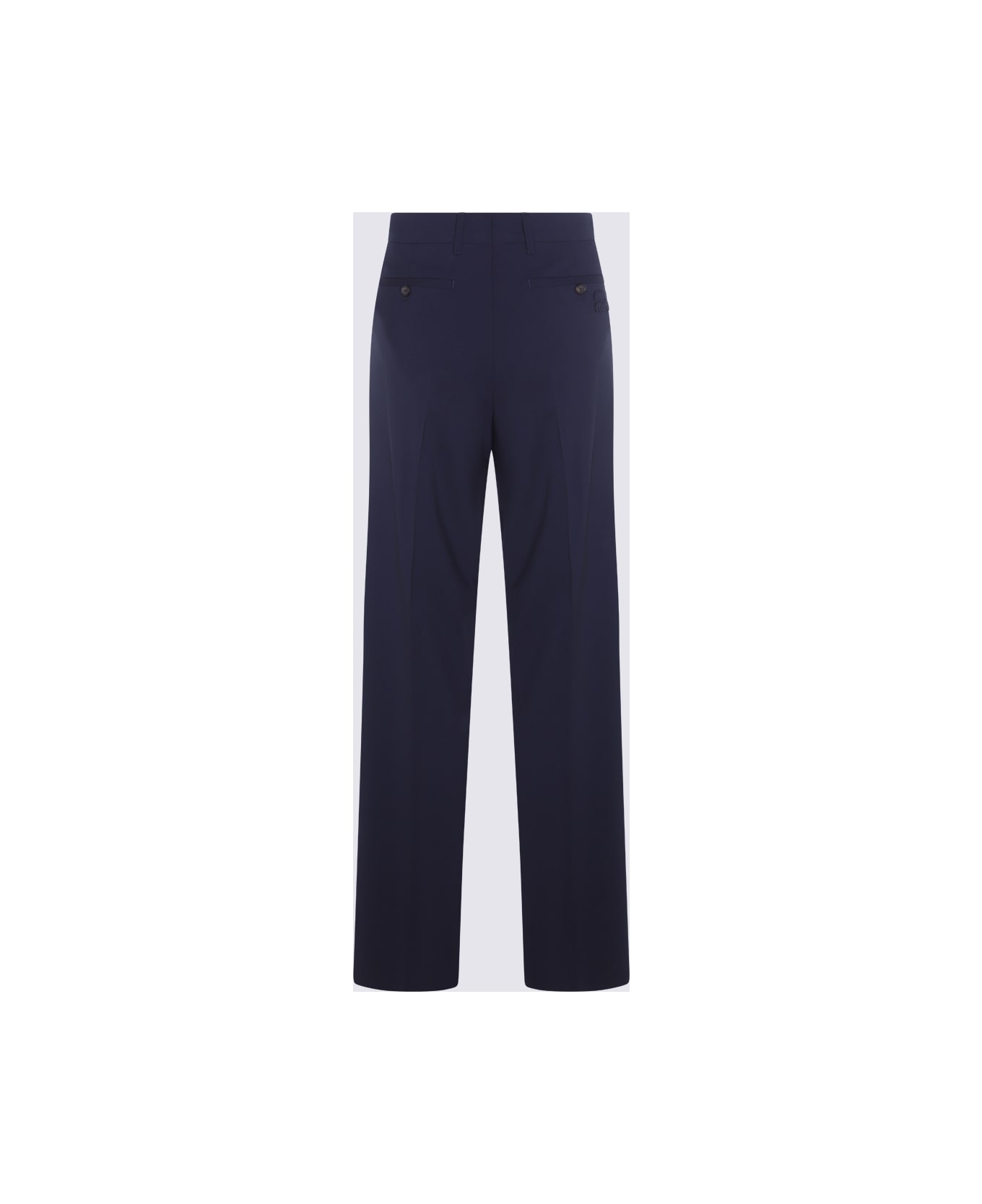 Miu Miu Blue Pants - Blue
