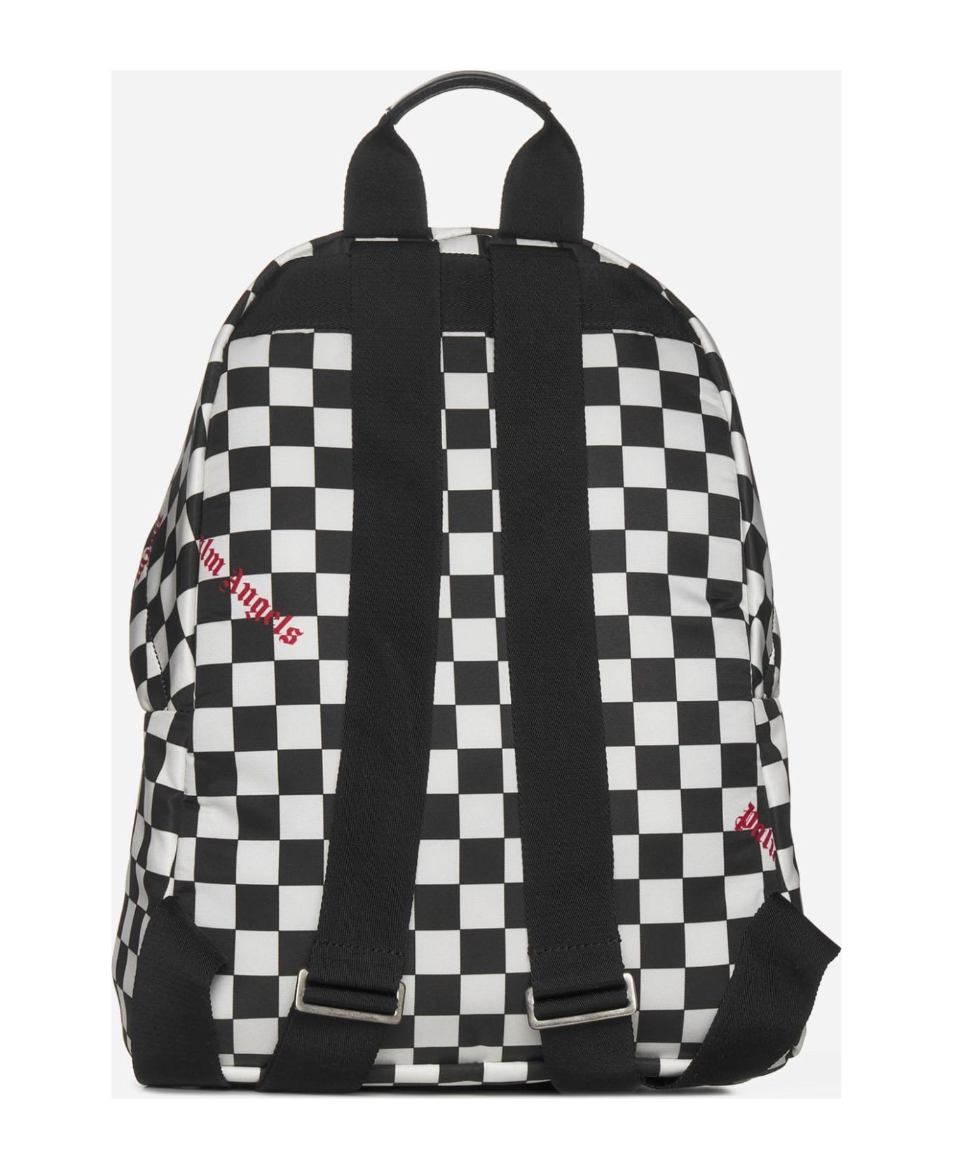 Palm Angels Check Print Nylon Backpack バックパック