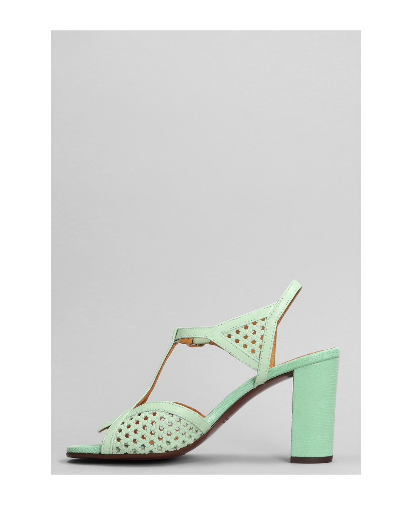 Chie Mihara Bessy Sandals In Green Leather - green サンダル