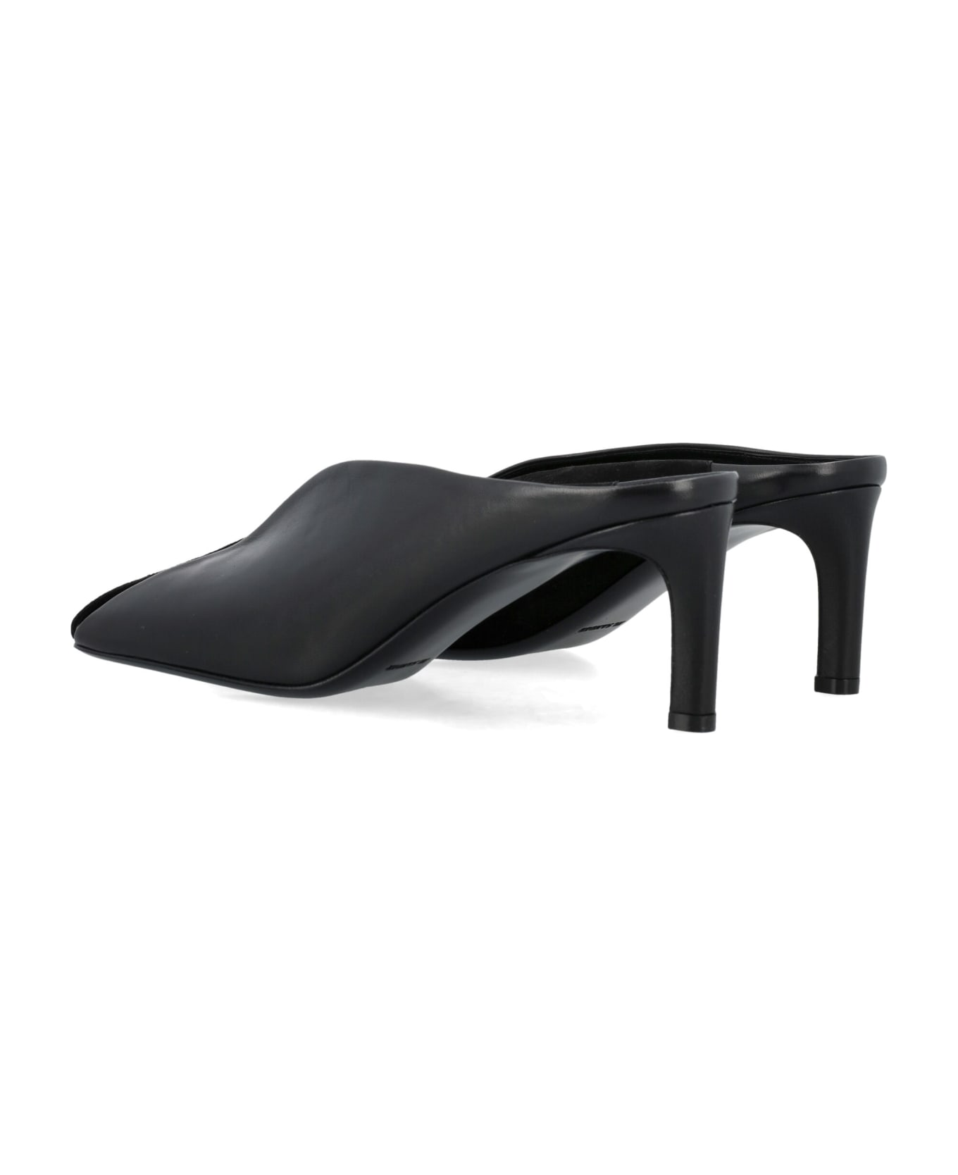 Jil Sander High-heeled Mules - BLACK サンダル
