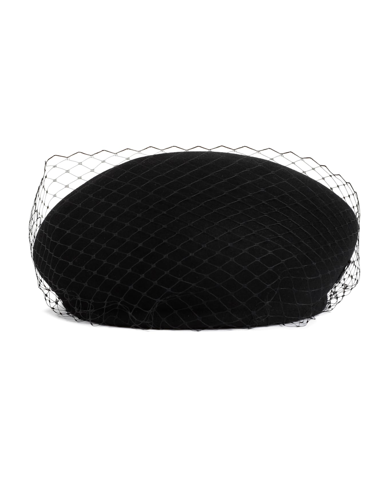 Maison Michel New Bonni Veil Hat - Black