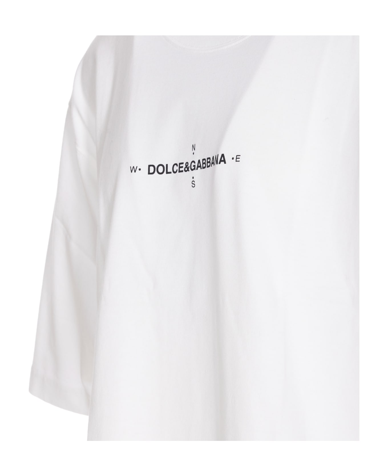 Dolce & Gabbana Marina Print T-shirt - Bianco Ottico シャツ