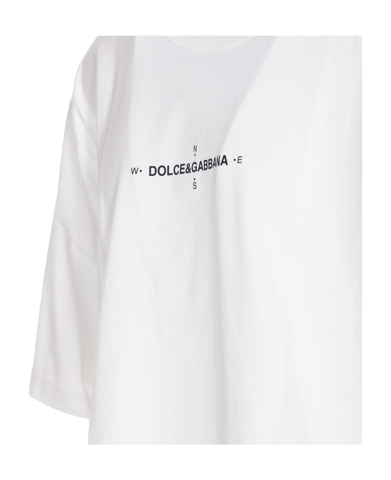 Dolce & Gabbana Marina Print T-shirt - Bianco Ottico