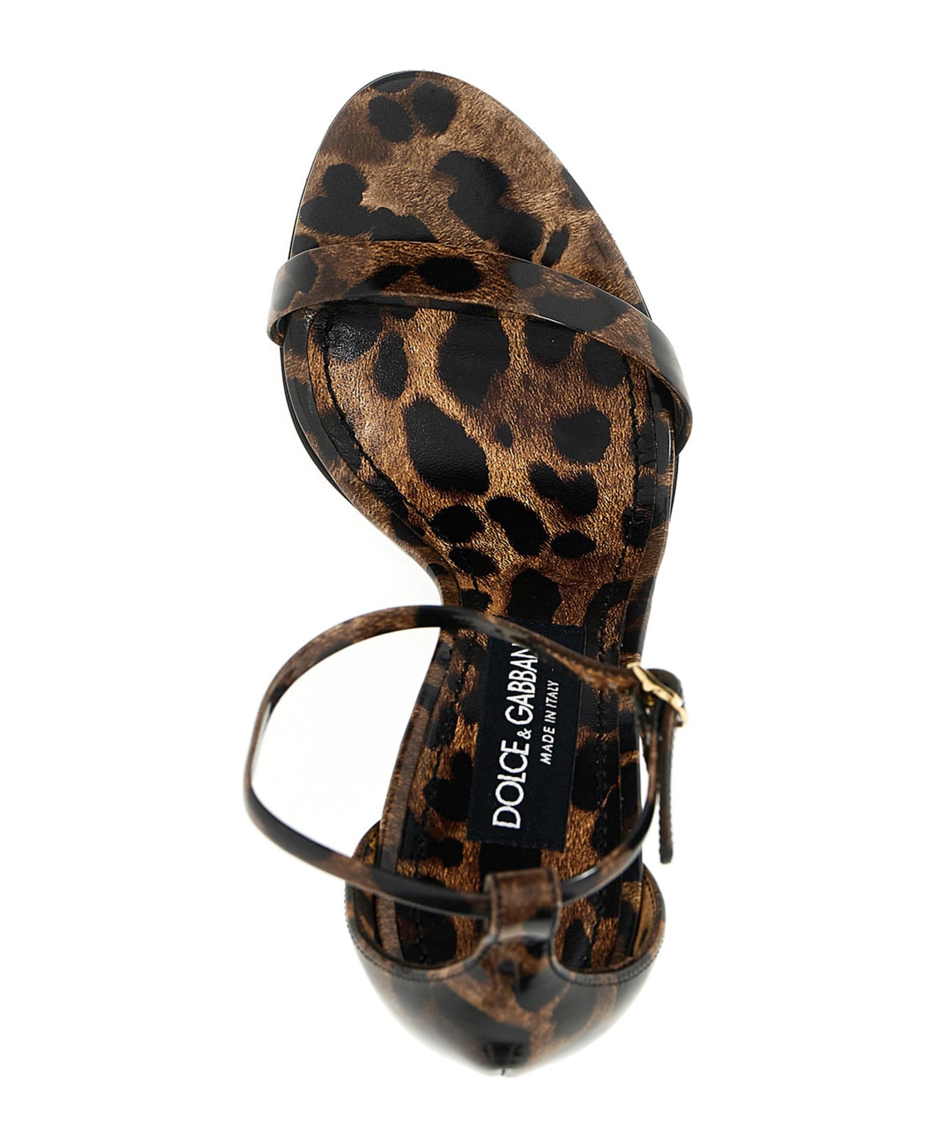 Dolce & Gabbana 'leopardo' Sandals - Brown サンダル