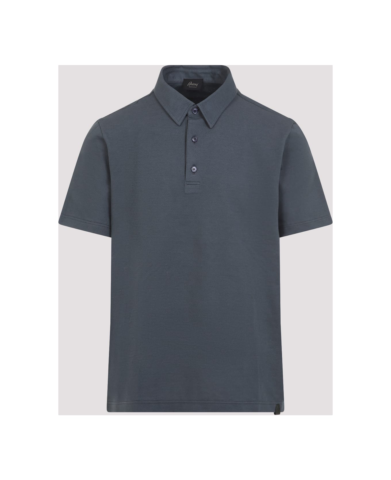 Brioni Ss Polo - Dark Green Bottle