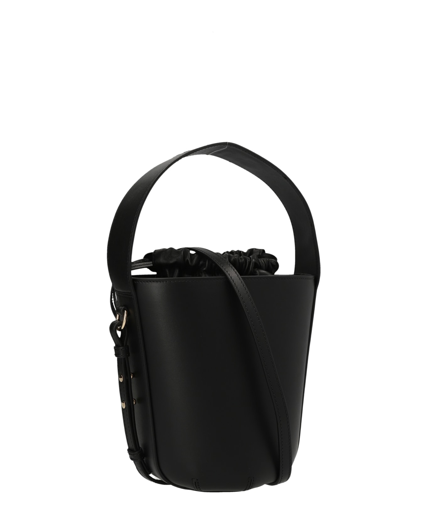 Chloé Leather Bucket Bag - Black