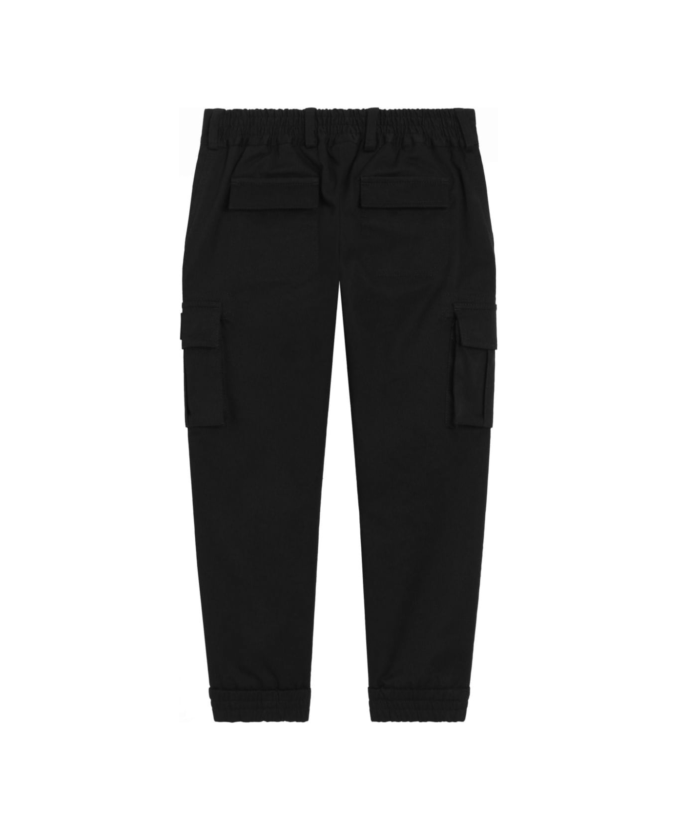 Dolce 
Gabbana Dolce &amp; Gabbana Kids Trousers With Cargo Pockets - Black