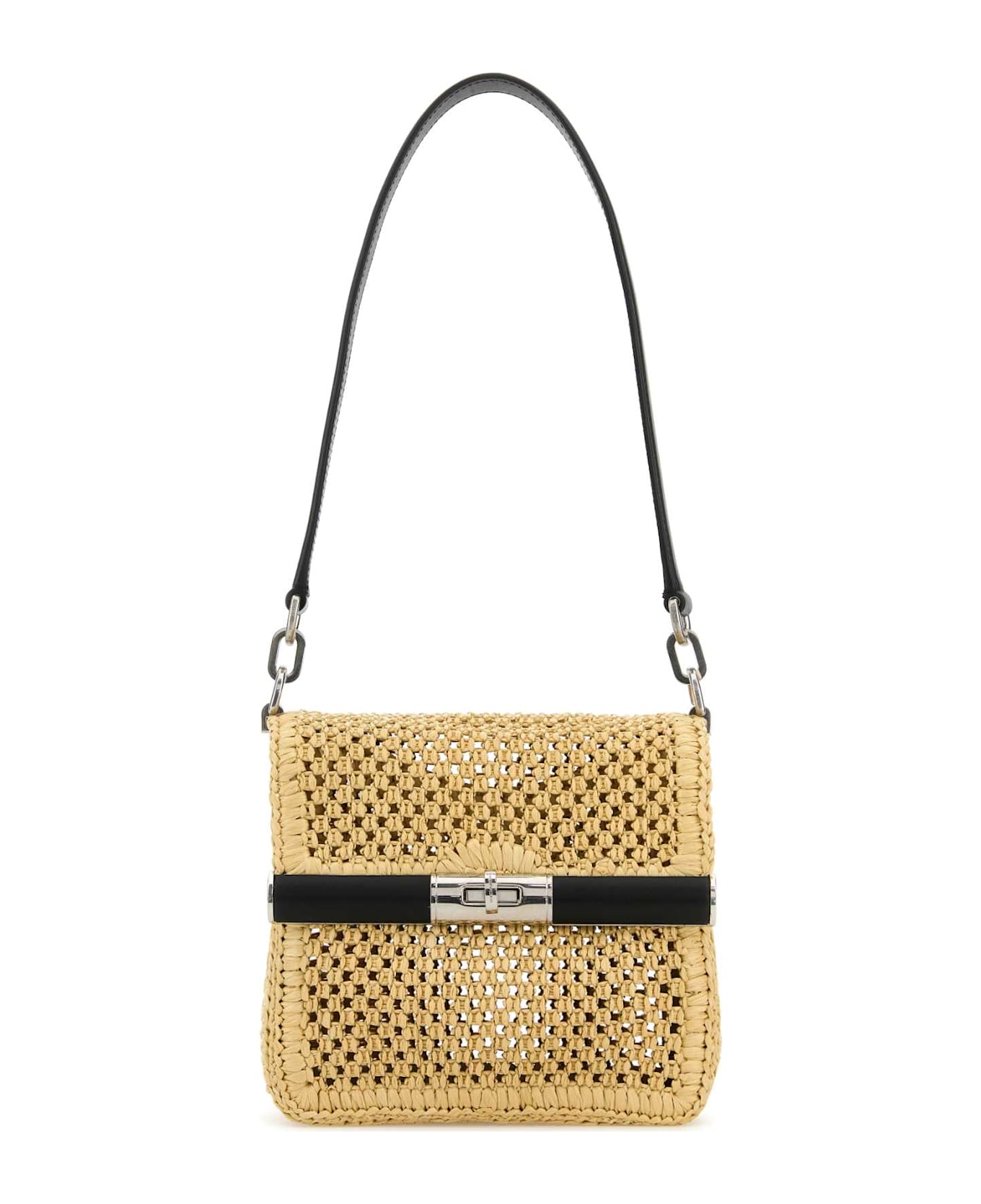 Dolce 
Gabbana Raffia Shoulder Bag - CREMANERO