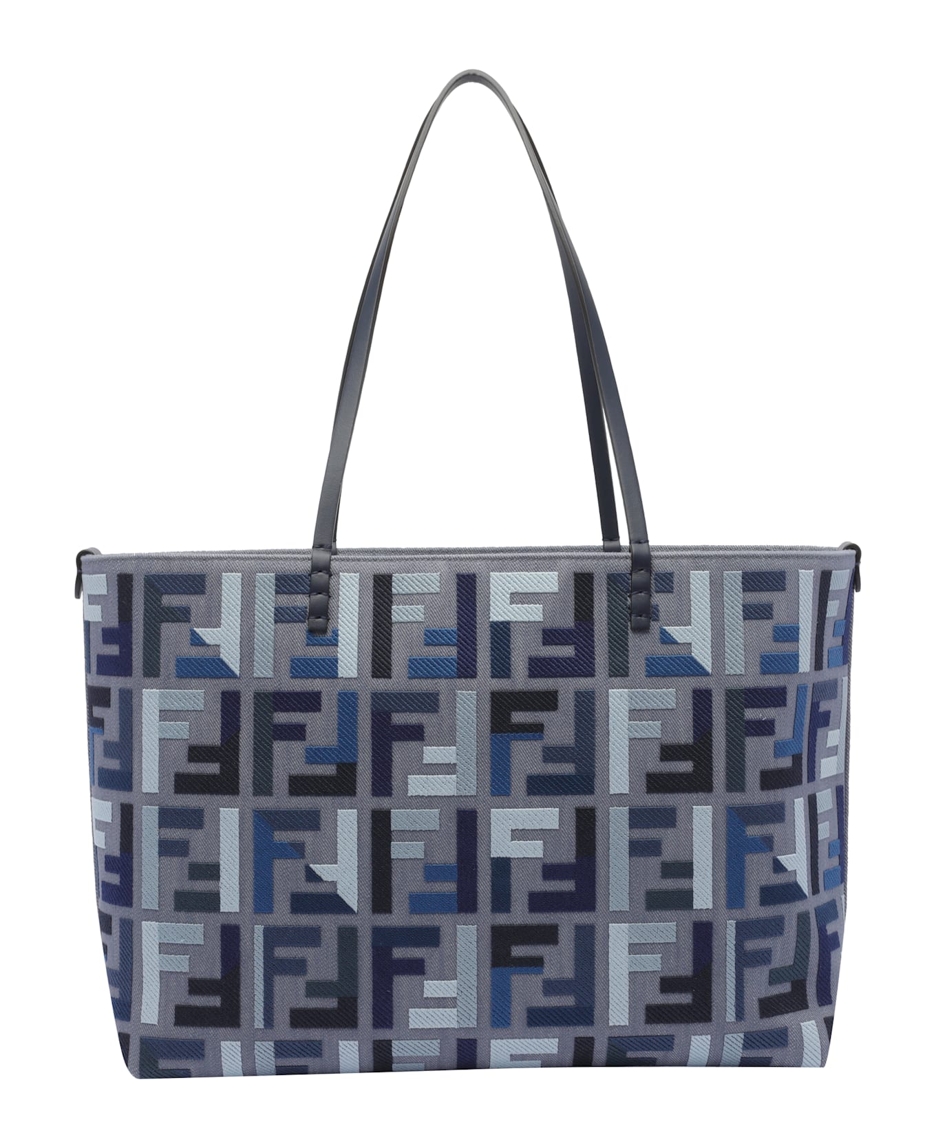 Fendi Large Roll Shopping Bag - Blue