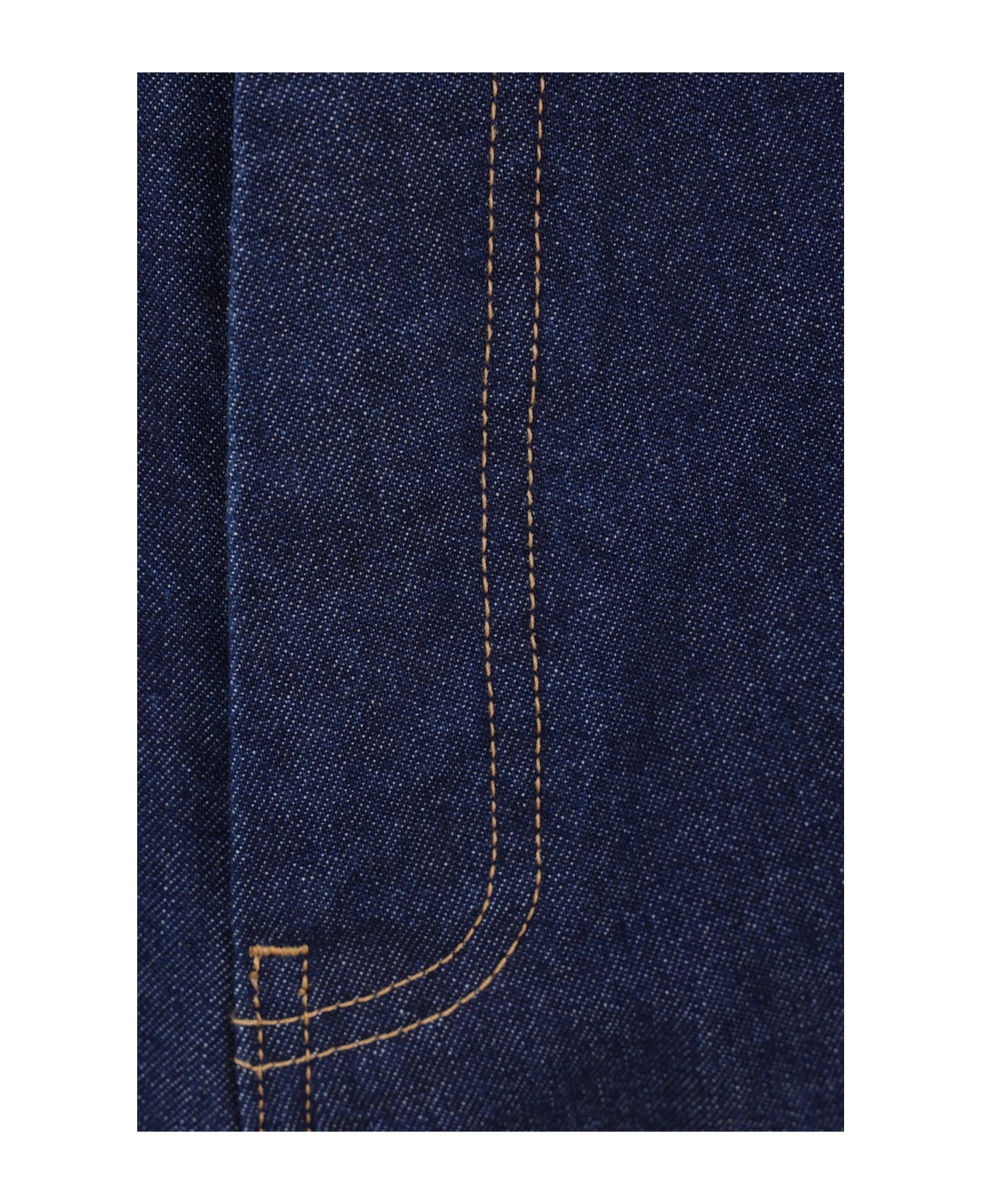 Maison Kitsuné Straight-leg Jeans In Denim - Blue