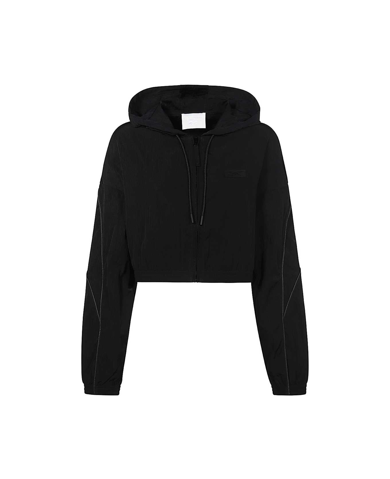 Reebok Hooded Nylon Jacket - black