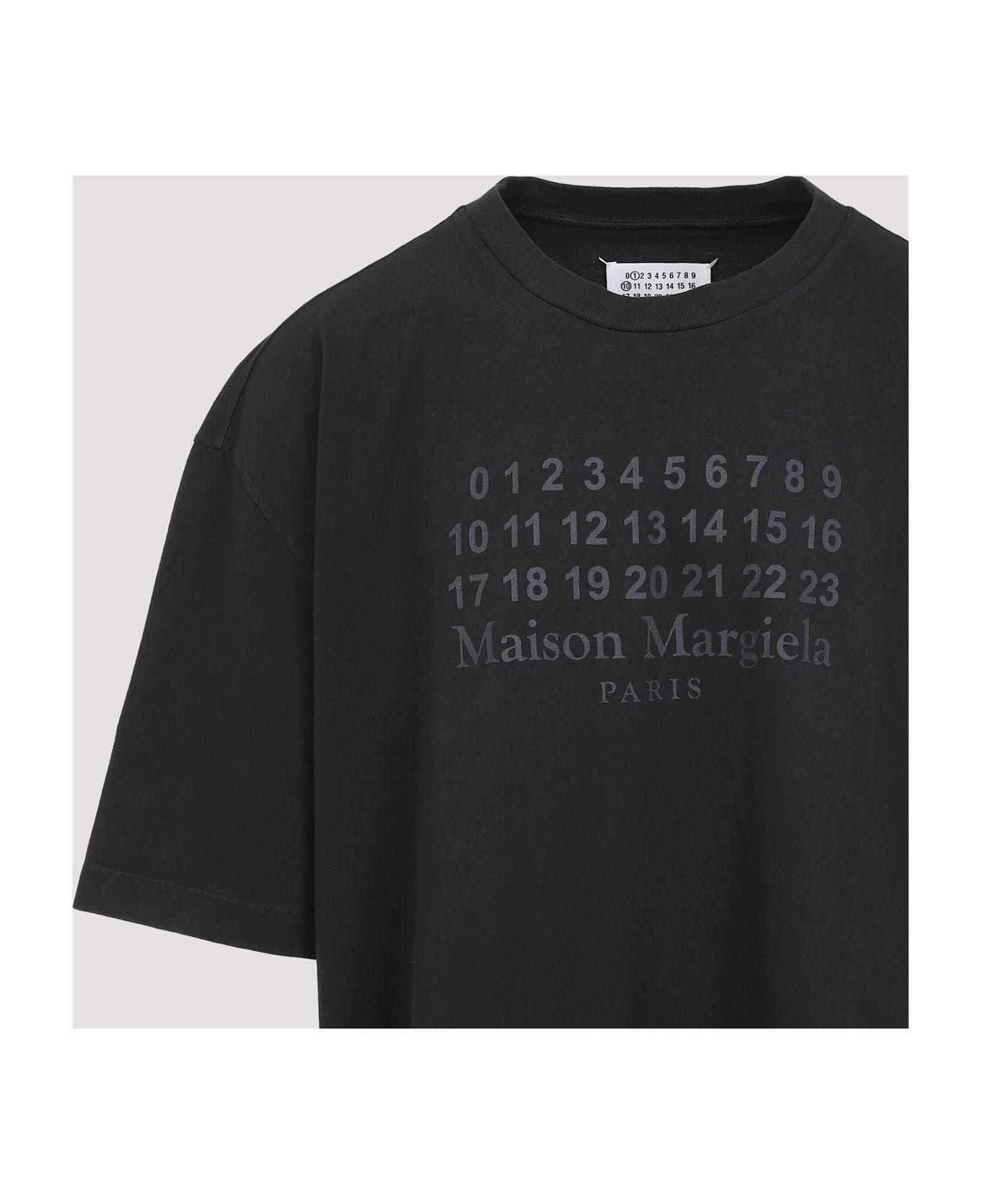 Maison Margiela Cotton T-shirt - Washed Black
