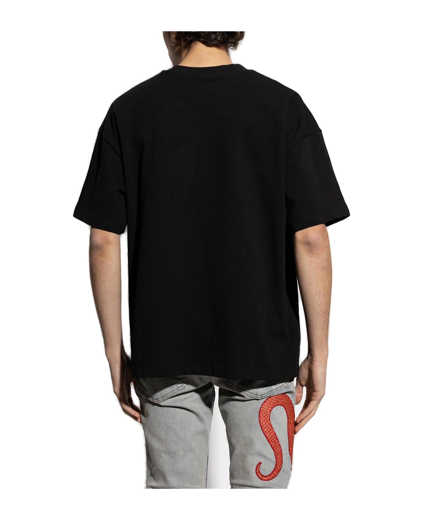 関税込み【AMIRI】スネークプリント ロングスリーブTシャツ AMIRI Snake Printed Crewneck T-shirt | italist