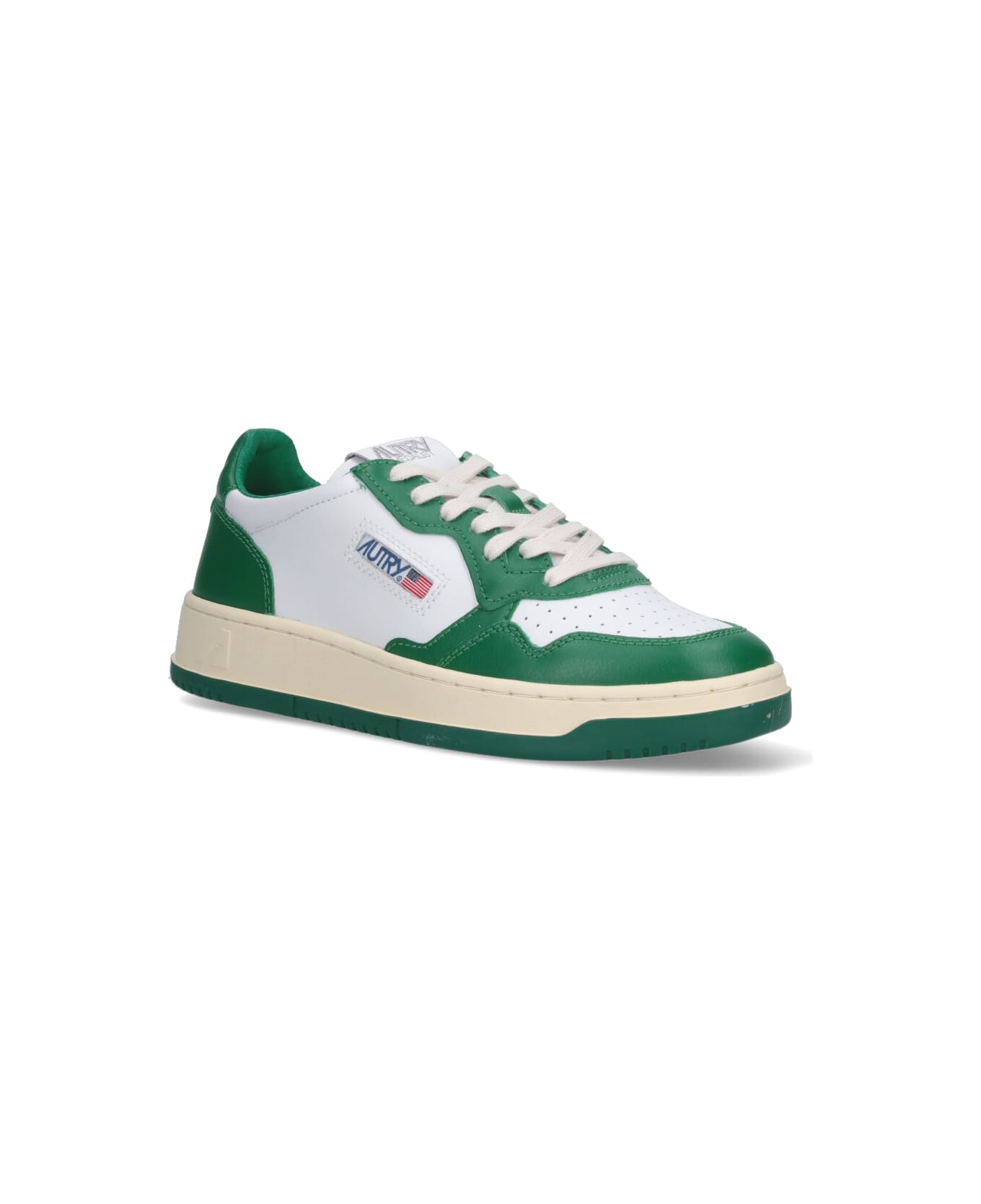 Autry "medalist" Low Sneakers - Green