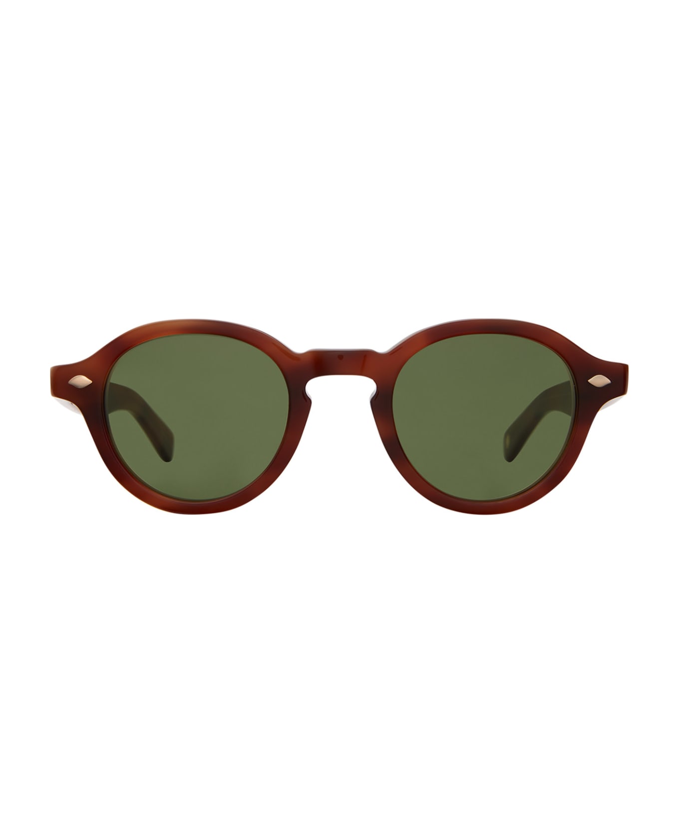 Garrett Leight Flipper Sun Vintage Burnt Tortoise Sunglasses - Vintage Burnt Tortoise