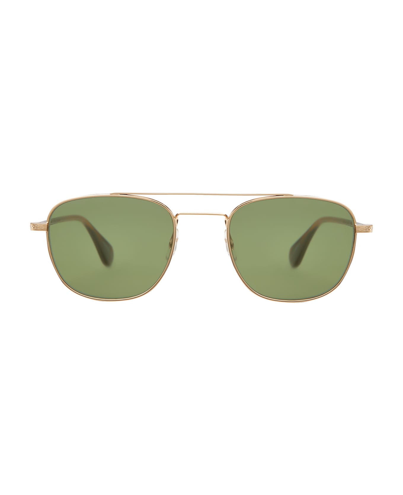 Garrett Leight Clubhouse Ii Sun Gold-spotted Brown Shell Sunglasses - Gold-Spotted Brown Shell