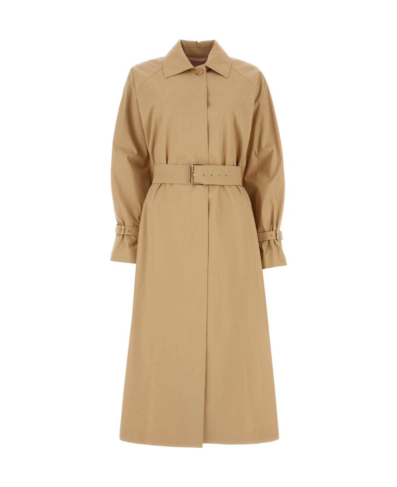 トレンチコート MAX MARA Beige Stretch Cotton Memo Oversize Trench 146dea3ddf40f7e9d53d440bb091af